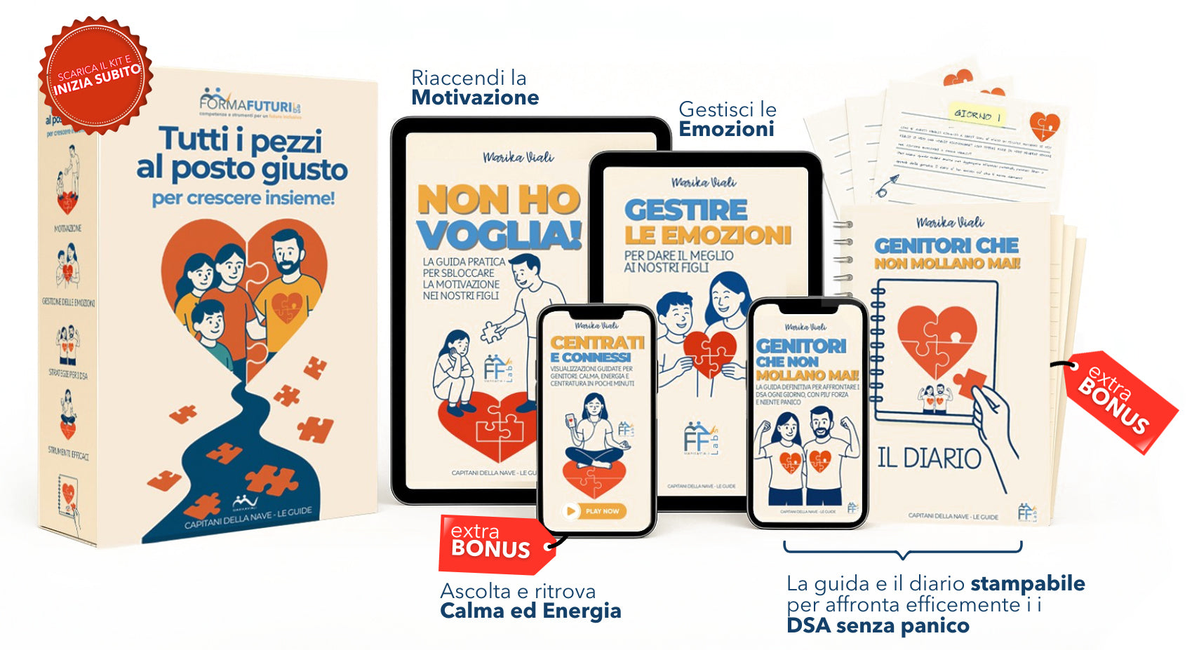 TUTTI I PEZZI AL POSTO GIUSTO per crescere insieme